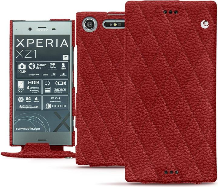 Actual product image Noreve Leather cover vertical (Sony Xperia XZ1)