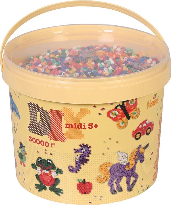 Productafbeelding Hama Strijkkralen in een emmer, 30.000 stuks.