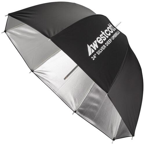 Actual product image Westcott Deep Umbrella Zilver Bounce (24") (Umbrella)