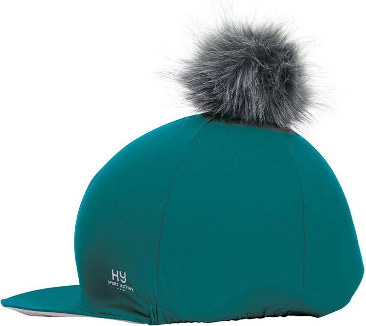 Actual product image Hy Equestrian Interchangeable Pom Pom Hat Silk (One size)