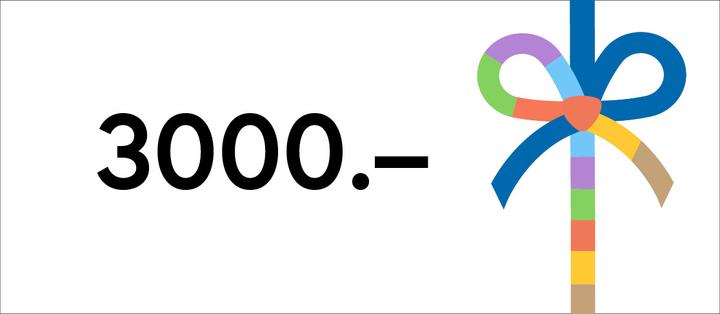 Actual product image Digital voucher for CHF 3000.–