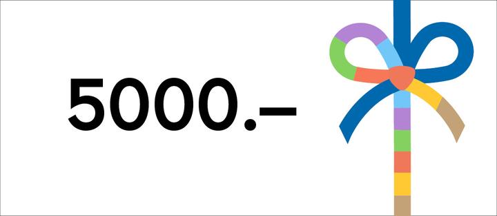 Bon d'achat numérique de CHF 5000.–