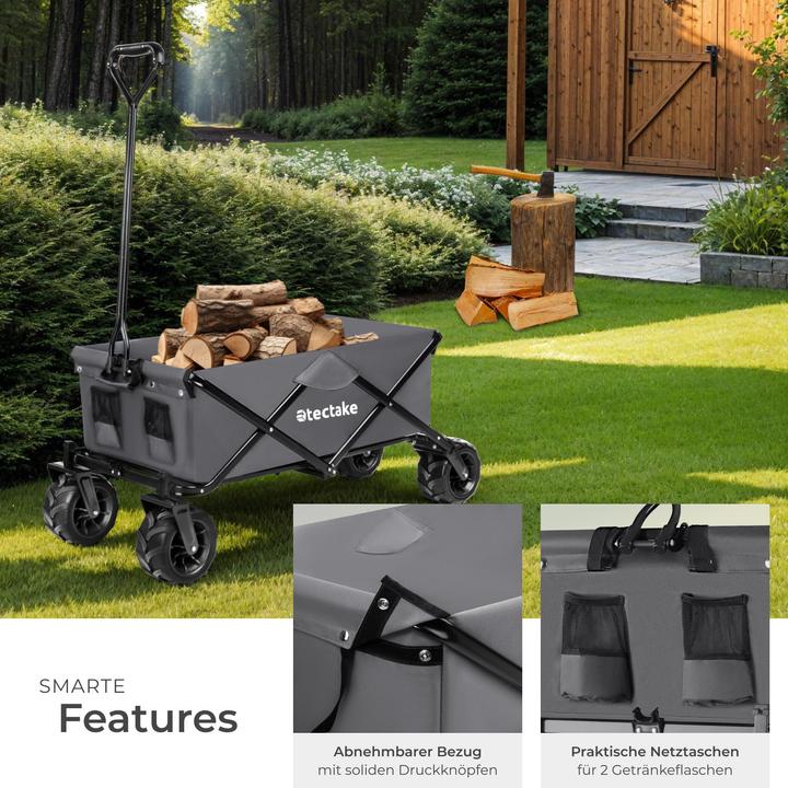Actual product image tectake Foldable handcart