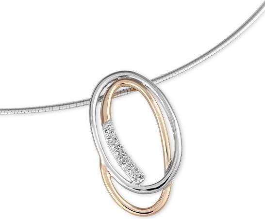 Breuning ANHÄNGER - BRILL. 0,127 Ct. H/si (750/18 K Gold)
