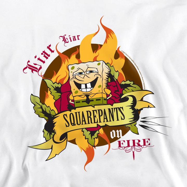 Immagine prodotto Spongebob Squarepants Liar Liar Pants On Fire Felpa Adulto Unisex (M)