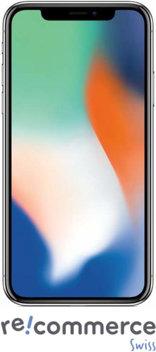Produktbild Re!commerce iPhone X (64 GB, Silver, 5.80", 12 Mpx, Single SIM, A / Wie neu)