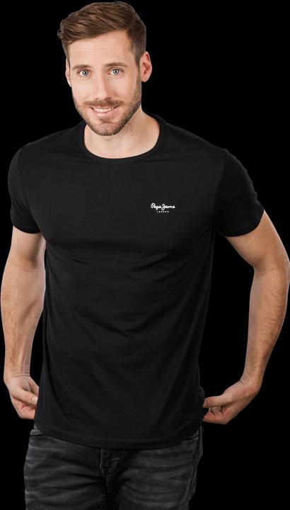 Actual product image Pepe Jeans Original Basic T-Shirt Short Sleeve Black (S)