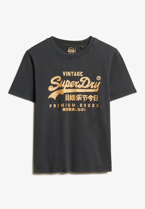 Actual product image Superdry Vl Metallic Relaxed Tee (10)