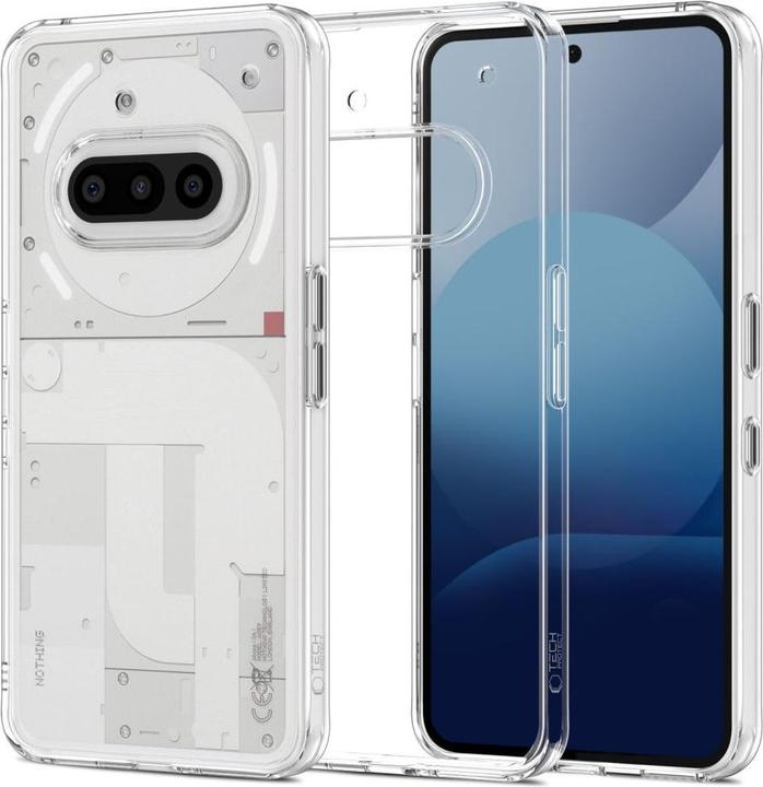 Actual product image Tech-Protect FlexAir Hybrid Case for Nothing Phone 3A - Transparent (Fairphone 3)