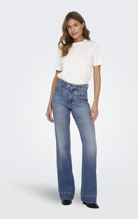 Actual product image Only ONLJUICY Hohe Taille Weiter Beinschnitt Jeans Jeans mit weitem Bein (W27/L32)