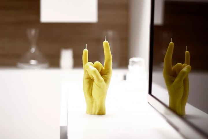 Image du produit Candle Hand Tu es génial (1 pcs)