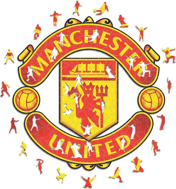 Produktbild Iconic FC Manchester United - Logo - Holz Puzzle Grösse S (150 Teile) (150 Teile)