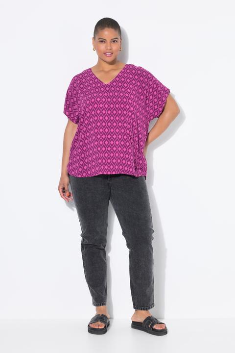 Produktbild Studio Untold Blusenshirt, oversized, Rauten (46, 48)