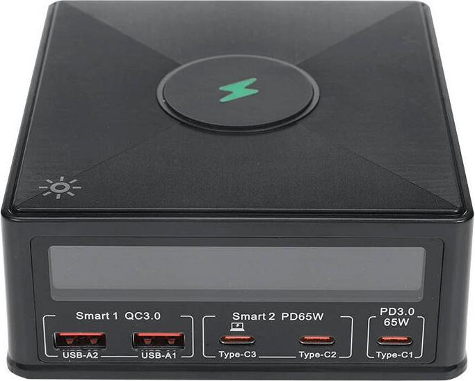 Produktbild BlitzWolf Charger 868H, 2xUSB-A, 3xUSB type-C, 160W (black) (160 W)
