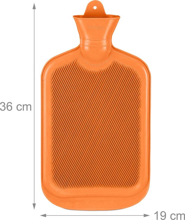 Actual product image Relaxdays Hot water bottle (2 l)