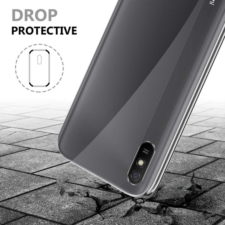 Actual product image Cadorabo Bumper Case for Xiaomi RedMi 9A / RedMi 9AT TPU 360 Grad Case for Xiaomi RedMi 9A / RedMi 9AT (Xiaomi Redmi 9AT, Xiaomi Redmi 9A)