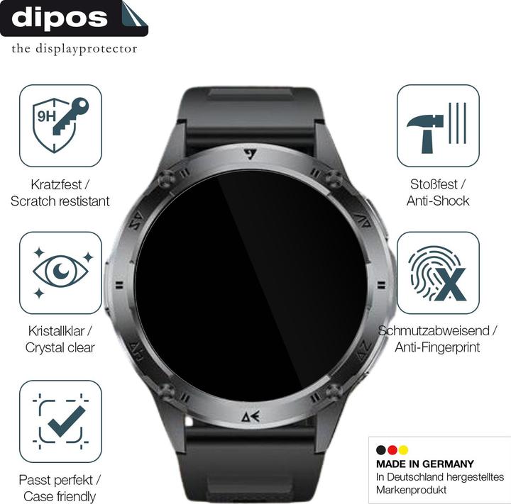 Produktbild Dipos Anti-Shock Displayschutz 9H