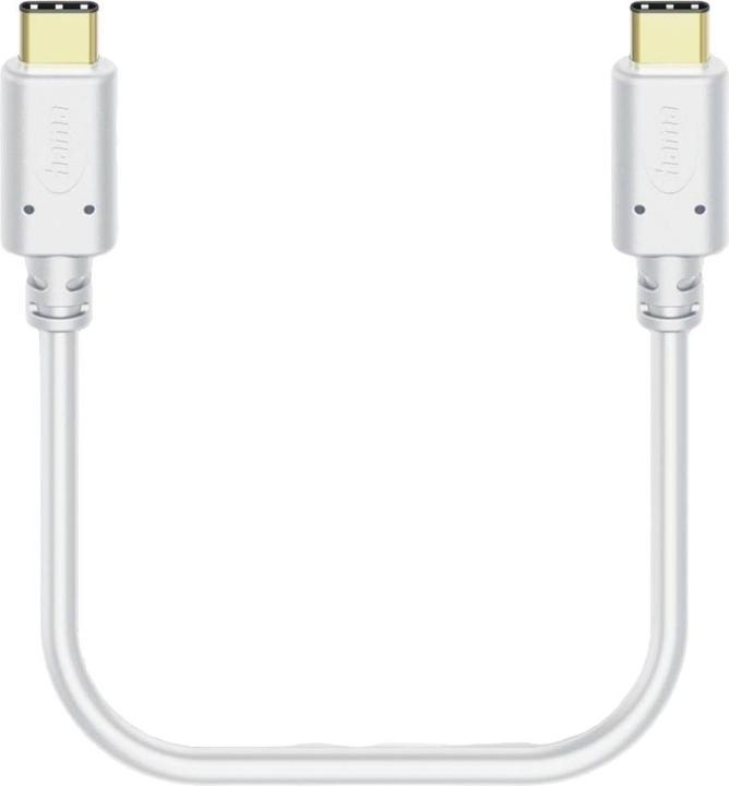 Produktbild Hama USB-Kabel,USB-C-USB-C,1,5 m,ws (1.50 m, USB 2.0, 60 W)