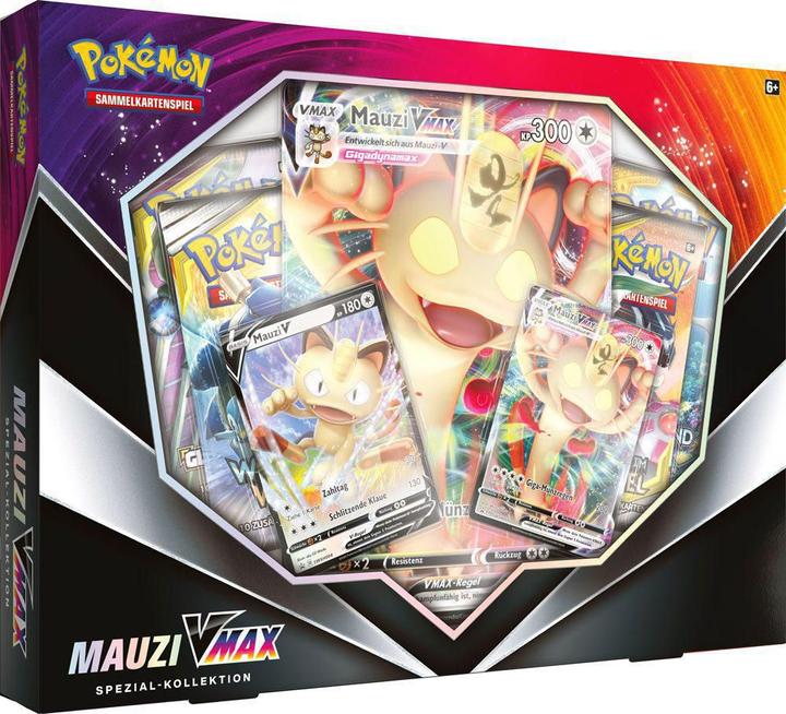 Produktbild Pokémon Sammelkarten Mauzi VMAX Spezial-Kollektion
