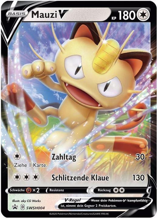 Produktbild Pokémon Sammelkarten Mauzi VMAX Spezial-Kollektion