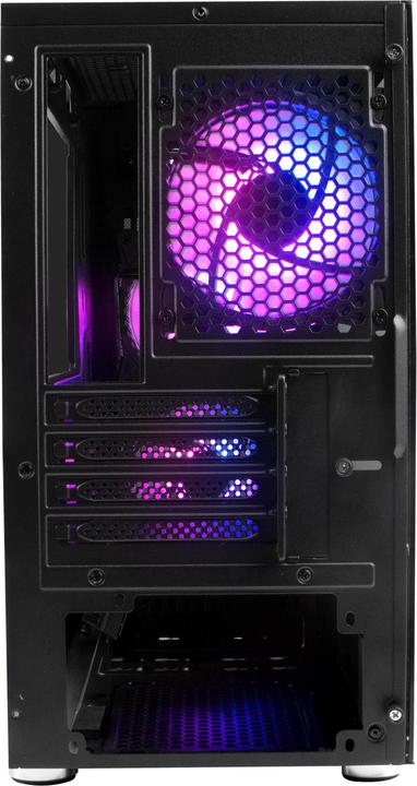 Productafbeelding Natec GENESIS Irid 353 ARGB - Micro Tower - PC - Acrylonitril Butadieen Styreen (ABS) - S (ATX, Mini-ATX)