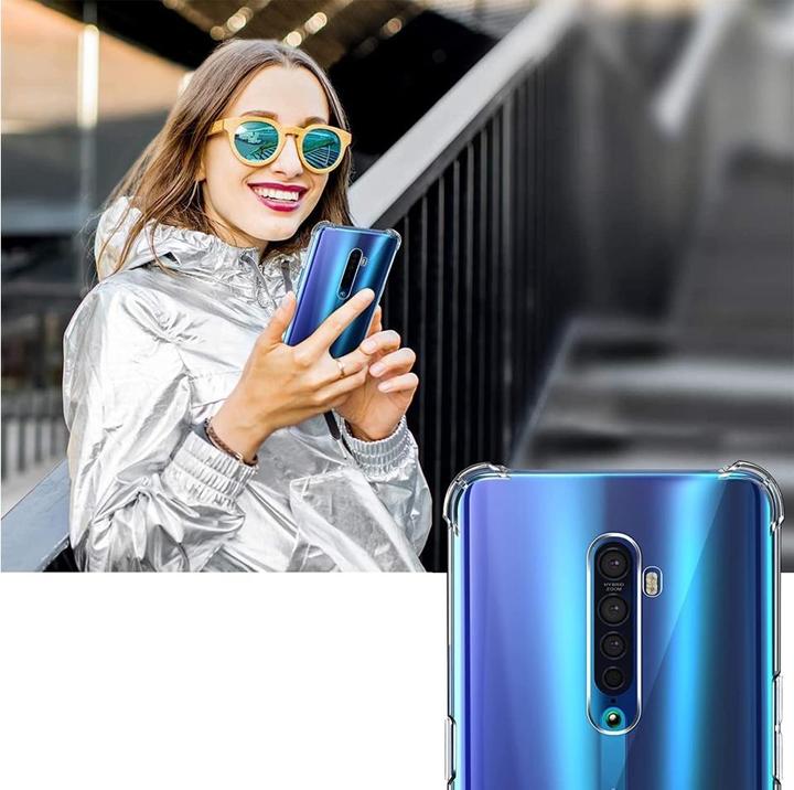 Actual product image Screenguard Oppo Reno2 Case Crystal Soft Airbag Bumper (Oppo Reno 2)