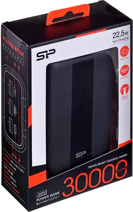 Produktbild Silicon Power QX55 (30000 mAh, 22.50 W, 38.50 Wh)