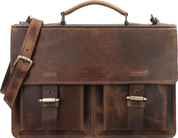 Mika Aktentasche Leder 38 cm (11 l)
