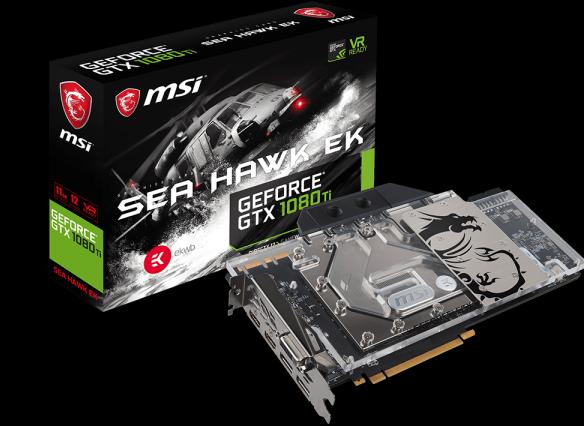 Produktbild MSI GeForce GTX 1080 TI SEA HAWK EK X (11 GB)