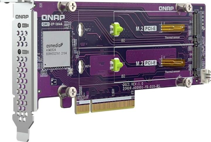 Actual product image QNAP QM2-2P-384A QM2 Card