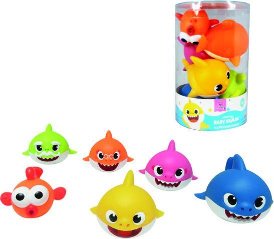 ODS Baby Shark - PVC Character Set for Baby Bath