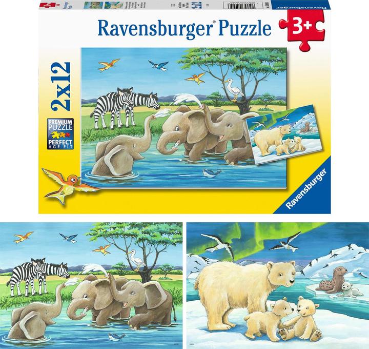 Produktbild Ravensburger Tierkinder aus aller Welt (12 Teile)