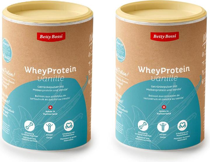 Betty Bossi Nahrungsmittel WheyProtein vanille, 600g, 2er Set (2 Stück, 600 g)