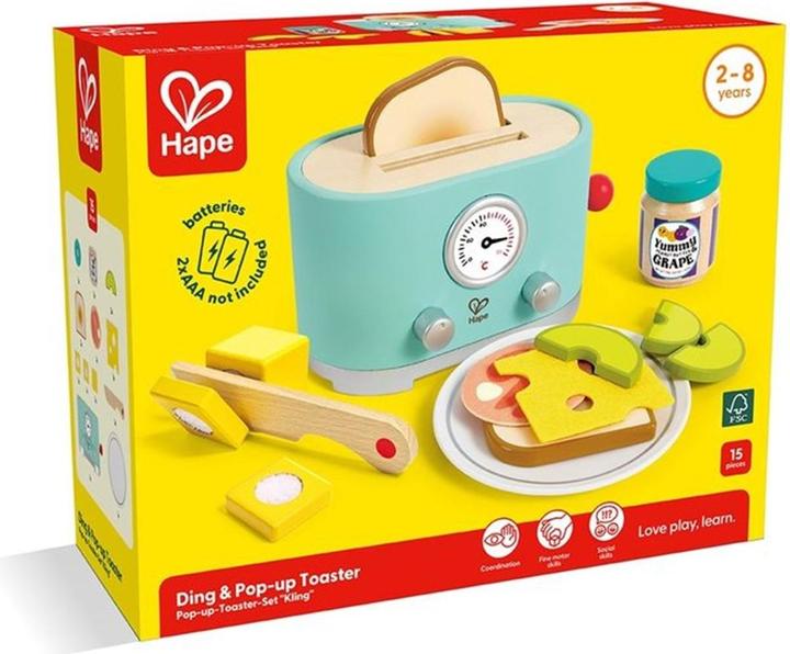 Productafbeelding Hape Kling pop-up broodrooster set