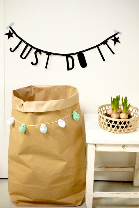 Actual product image A Little Lovely Company Letter banner GALE001 black