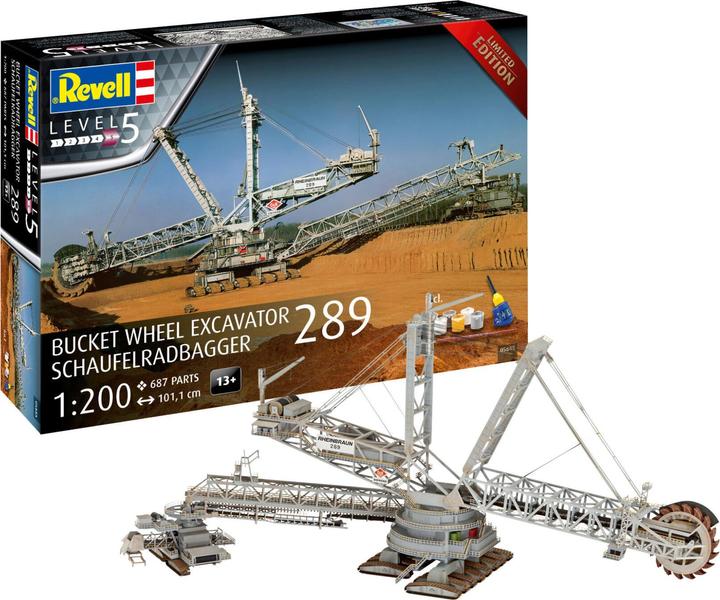 Actual product image Revell 05685 Bucket wheel excavator 289 Ltd.Edition construction machinery kit 1:1200