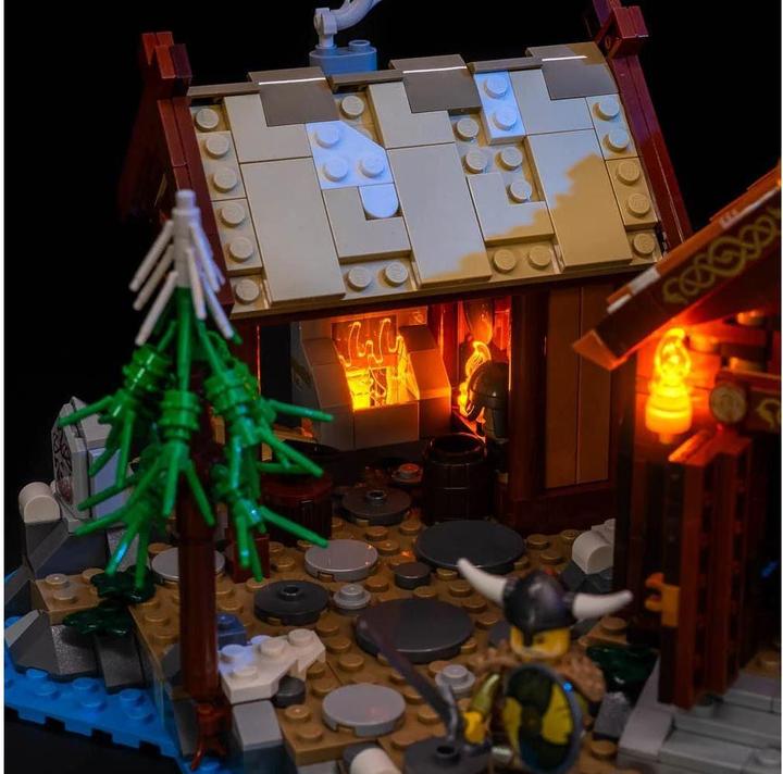Produktbild Light my bricks LED Licht Set für LEGO® 21343 Wikingerdorf