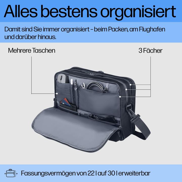 Image du produit HP Travel Plus 22L 16 Laptop Bag (16.10", Universel)