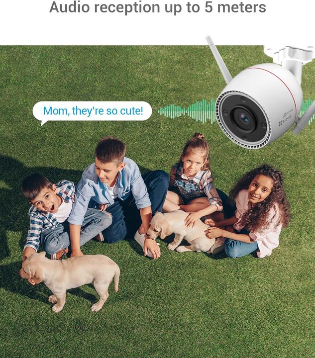 Produktbild EZVIZ X5S + H3C Wifi Recorder & 4x H3C 2K+ Kameras (3.69 Mpx)