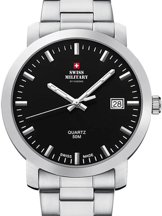 Swiss Military SM34083.01 Herrenuhr 40mm 5ATM (Analoguhr, 40 mm)