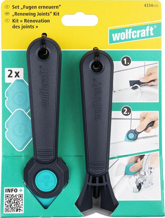 Image du produit wolfcraft wolfcraft 1 Fugen-Reparatur-Set 4-tlg. (15 cm)