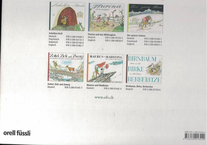 Actual product image Schellen-Ursli (German, Selina Phoentz, 2017)