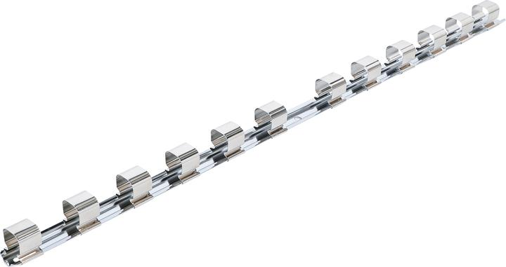 BGS Aufsteckschiene mit 12 Clips 20 mm (3/4") (20 mm)