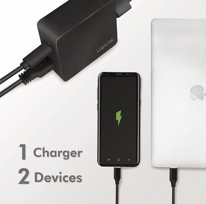 Produktbild LogiLink USB Steckdosenadapter (65 W)