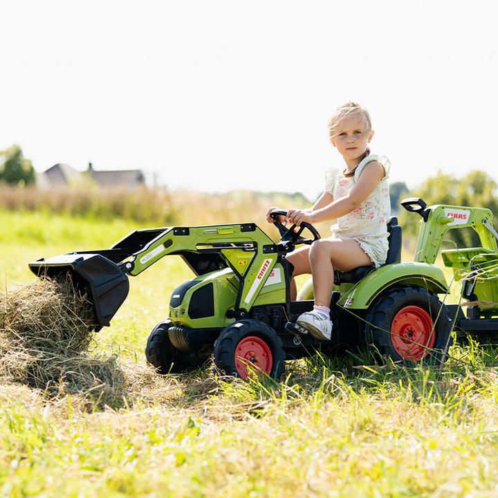 Actual product image Falk Toys Claas tractor + XL trailer