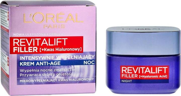 Image du produit L'Oréal Paris L'Oréal - Revitalift Filler Crème Anti-Âge Pour La Nuit 50Ml (50 ml, Nuit)