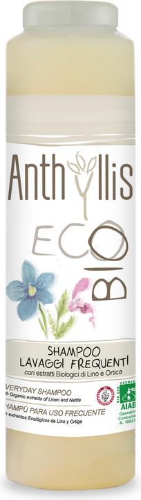 Anthyllis Haarshampoo mit Flachsextrakt und Brennnessel für den täglichen Gebrauch von Eco 250 ml - (250 ml, Flüssiges Shampoo)