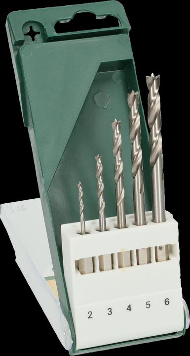 Produktbild Bosch Zubehör 5tlg. Holzbohrer-Set mit Sechskantschaft 2,0 3,0 4,0 5,0 6,0 mm (2 mm, 3 mm, 4 mm, 5 mm, 6 mm)