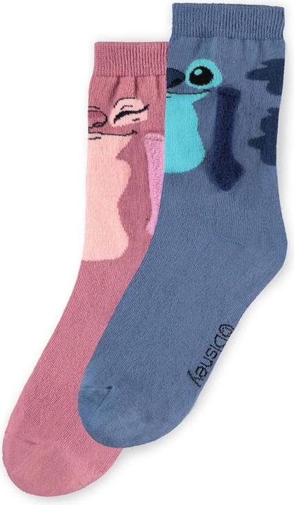 Difuzed Lily & Stitch - Let's Hold Hands Novelty Socks (1 pack) - 39/42 (Einzelpack, 39, 42)