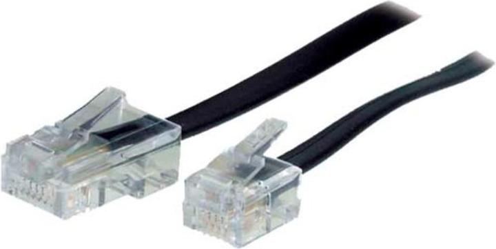 Produktbild S-Conn Western-Stecker 8/4 auf Western-Stecker 6/4